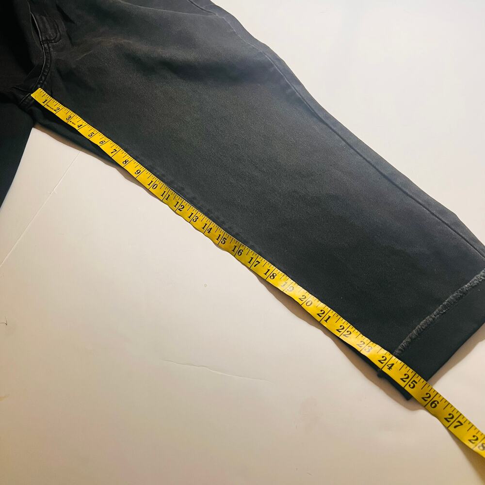 Universal Thread High Rise Straight Cropped Jeans Charcoal Gray Size 18 NWT - Picture 9 of 11